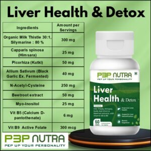 Liver Health and Detox Milk thistle (60 Tablets)