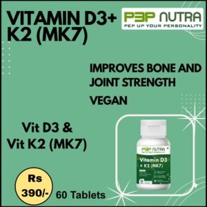 Vitamin D3 + K2 (MK7) 60 Tablets