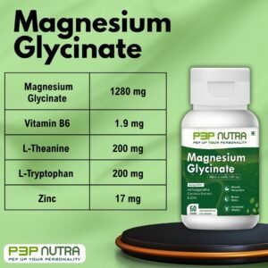 Magnesium Glycinate 60 Tablets (30 Servings)
